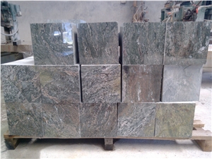 C3 Green Jadeite Cube Stones
