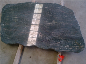 Dark Green Garden Table Top
