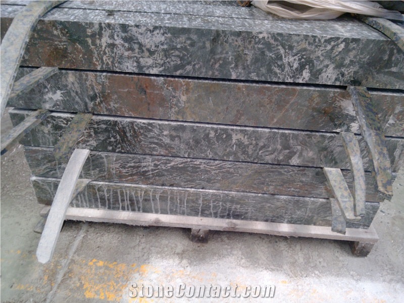 Green Jadeite Granite C3, Bar Type Kerbstone