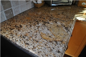 Golden Persa Granite Countertop, Yellow Granite Countertop