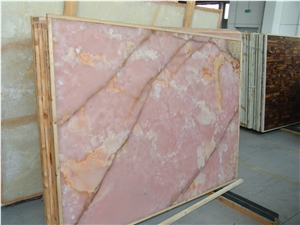 Onice Rosa - Onyx Rose, Slabs & Tiles Onice Rosa - Onyx Rose, Slabs & Tiles