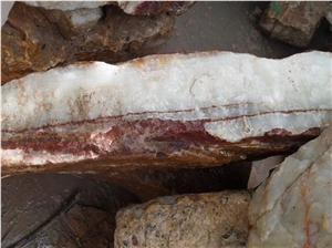 Red Skin Onyx Boulders, Red Onyx Block