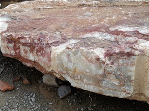 Red Skin Onyx Boulders, Red Onyx Block