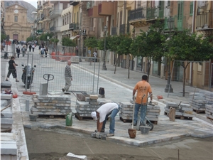 Trachite Nerello Driveway, Nerello Trachyte Paving Stone