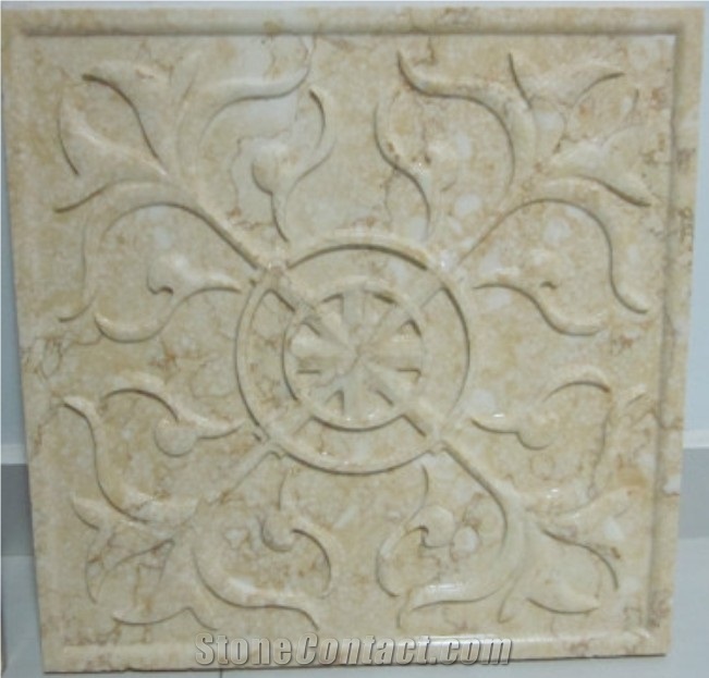 Nature 3d Beige Marble Building Wall Tiles