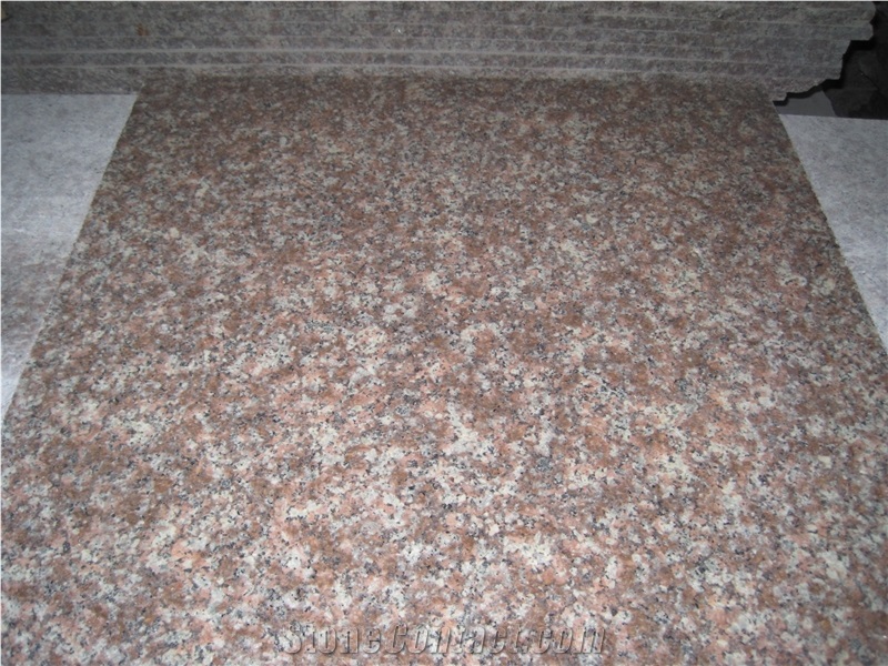 Granite G687 Peach Red Wall Tile Slabs, China Red Granite