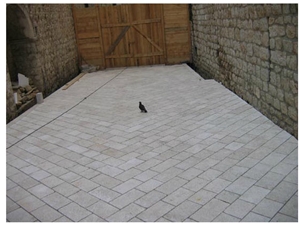 Adria Grigio Venato Public Area Pavement, Adria Grigio Venato Beige Limestone Pavement