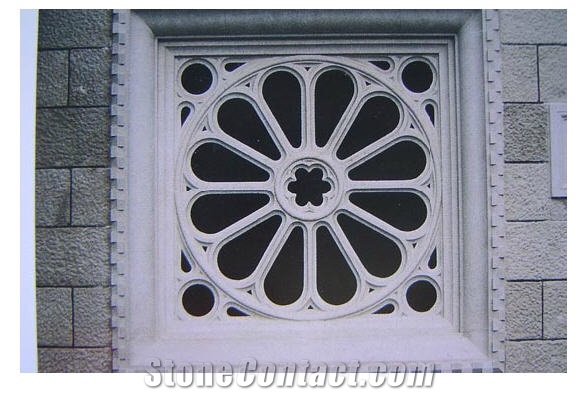 San Giorgio Limestone Window Frame, San Giorgio Unito Beige Limestone Window Frame