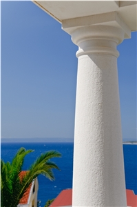 Hum Albus White Limestone Columns
