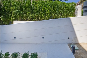 Hum Albus White Limestone Facade