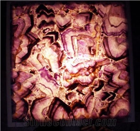 Pearl Rainbow Gem Stone Slab