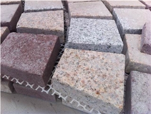 China Granite Paver,Granite Cobble Stone,Cube Stone Pavers for Exterior Stone