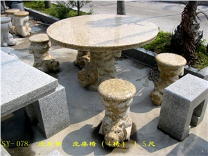 China Yellow Granite Table Sets,Yellow Granite Bench,Garden Tables China Yellow Granite Table Sets,Yellow Granite Bench,Garden Tables
