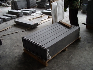 G684 Black Basalt Flamed Curbstone,Black Basalt Kerbstone