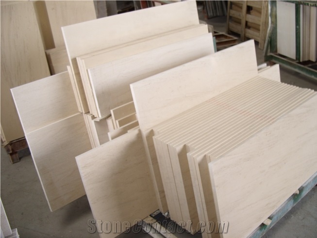 Moca Cream Limestone Slabs & Tiles, Cut to Size Project, Portugal Beige Limestone Tiles