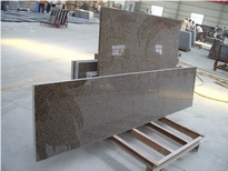 Tropical Brown Granite Island Tops,Brown Granite Kitchen Countertops 