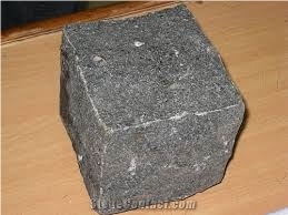 Black Granite Cobble Stone
