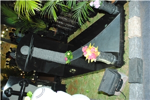 Absolute Black Granite Monument