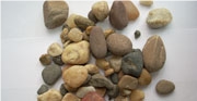 Natural River Blue Mixed Color Pebble Stone Natural River Blue Mixed Color Pebble Stone