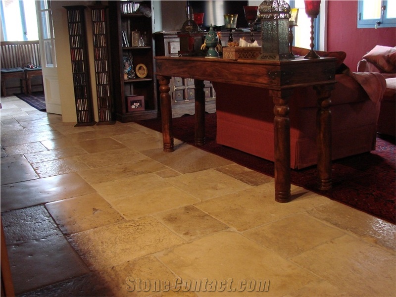 Old World French Limestone Floors, France Beige Limestone Tiles