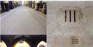 Pietra Di Bedonia O Carniglia Pavement, Pietra Di Bedonia Beige Sandstone Pavement