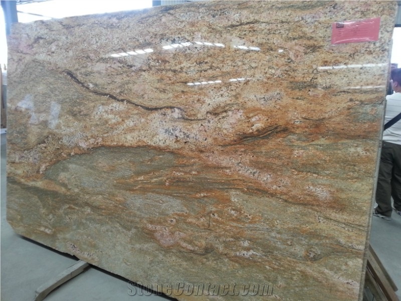 High Quality Crema Bordeaux Granite Slabs