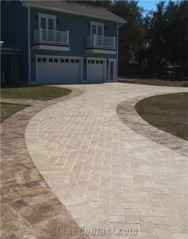 Beige Travertine Pavers