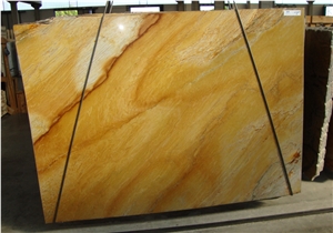 Giallo Macaubas Quartzite Slab, Brazil Yellow Quartzite