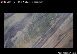 Azul Imperiale Quartzite Slabs, Brazil Blue Quartzite