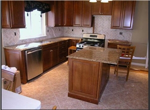 Imperial Gold Yellow Granite Kitchen Countertops