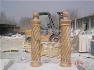 Honey Onyx Column Hollowed Inside