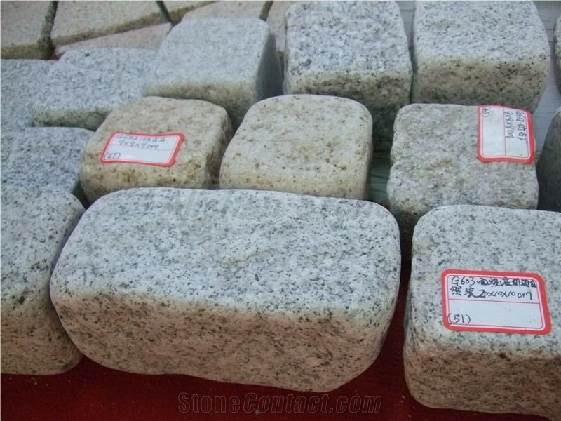 Light Grey Granite Cubic Stone, Cube Stone