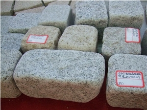 Light Grey Granite Cubic Stone, Cube Stone Light Grey Granite Cubic Stone, Cube Stone
