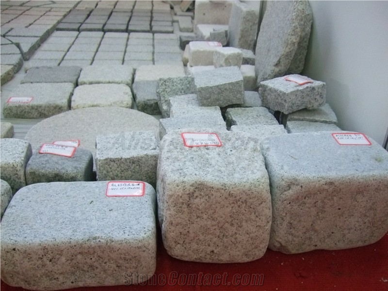 Tumbled Stone , Granite Cobble Stone, Cube Stone