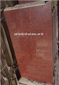 India Royal Red Granite ,Ruby Red Granite, Ilkal Red Slabs & Tiles,Royal Red India Granite
