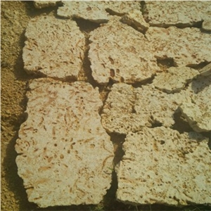 Boca Chica Beige Limestone Irregular Flagstone