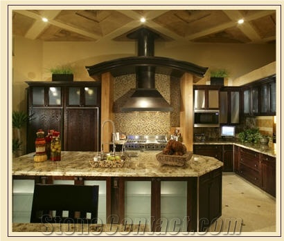 Giallo Veneziano Pre-Fab Countertop, Giallo Veneziano Yellow Granite Countertop