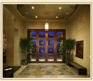 Multicolor Slate Floor Tiles