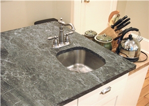 Dry Green Soapstone Countertops