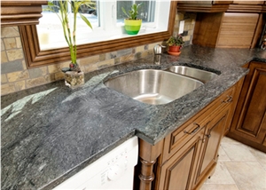 Dry Green Soapstone Countertops