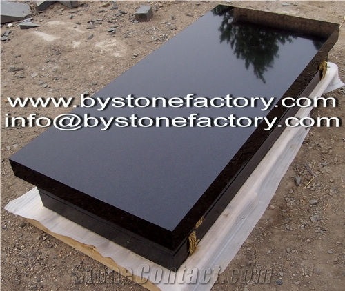 Granite Tombstone and Monument, Black Granite Tombstone