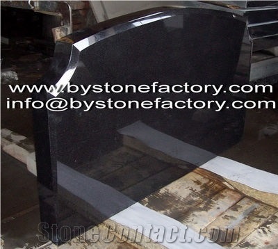 Granite Tombstone and Monument, Black Granite Tombstone