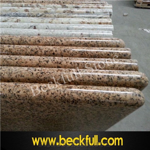 Laminated Bullnose Granite Countertops, Red Granite Countertops