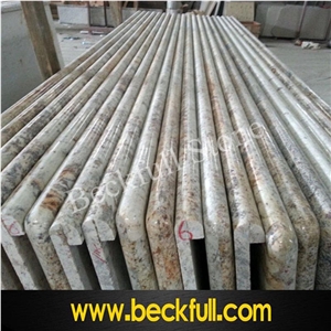 Laminated Bullnose Granite Countertops, Red Granite Countertops