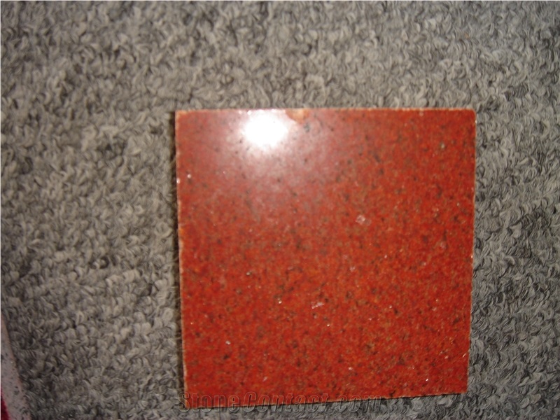 Dyed Red Granite