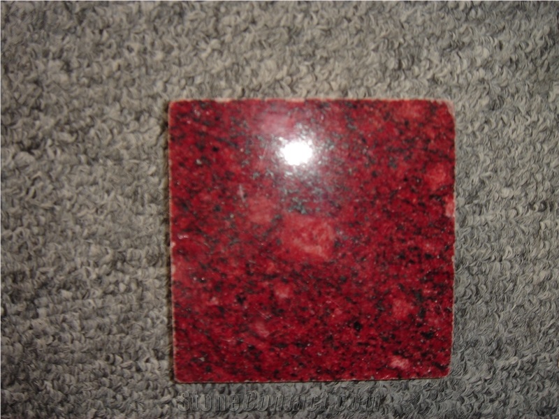 Dyed Red Granite