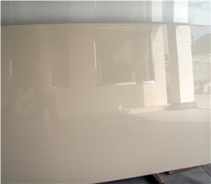 Beige Crystallized Glass Panel Nano Stone Slabs