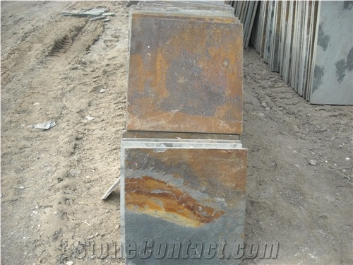 High Quality Natural Rusty Slate Tiles