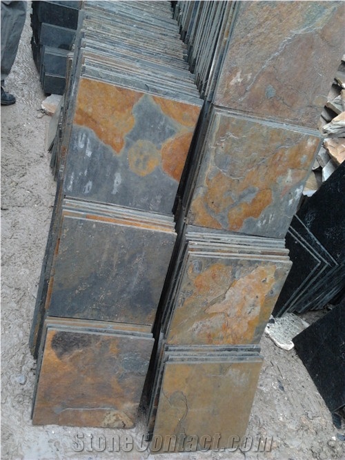 High Quality Natural Rusty Slate Tiles