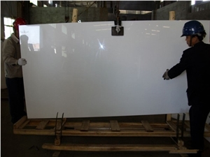 White Crystallized Glass Panel Nano Stone Slabs